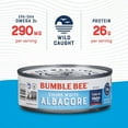 thumbnail image 3 of Bumble Bee Chunk White Albacore Tuna in Water, Wild Caught, Gluten Free, Shelf Stable Can, 5 oz (Pack of 4), 3 of 11