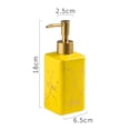 thumbnail image 7 of Fiocias Soap Dispenser Hand Pump Refillable Marble Pattern Organizer for Kitchen Yellow, 7 of 7