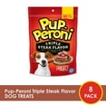 thumbnail image 2 of Pup-Peroni Triple Steak Flavor Dog Treats, 5.6oz Bag (Pack of 8), 2 of 10