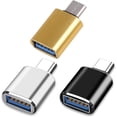 thumbnail image 2 of HUGFEGWE Aluminum for Shell Type C Male to USB 3.0 Female Adapter OTG Cable Converter for Mouse Keyboard Gamepad Easy to Use Type-c Male to USB 3.0 Femal Adapter CJB91-86345, 2 of 8