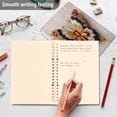 thumbnail image 5 of Wirebound Notebook Hardcover Spiral Notebooks Gorgeous Colors Butterfly, 60 Pages, 80 GSM, 5.7 x 8.3in, 5 of 7