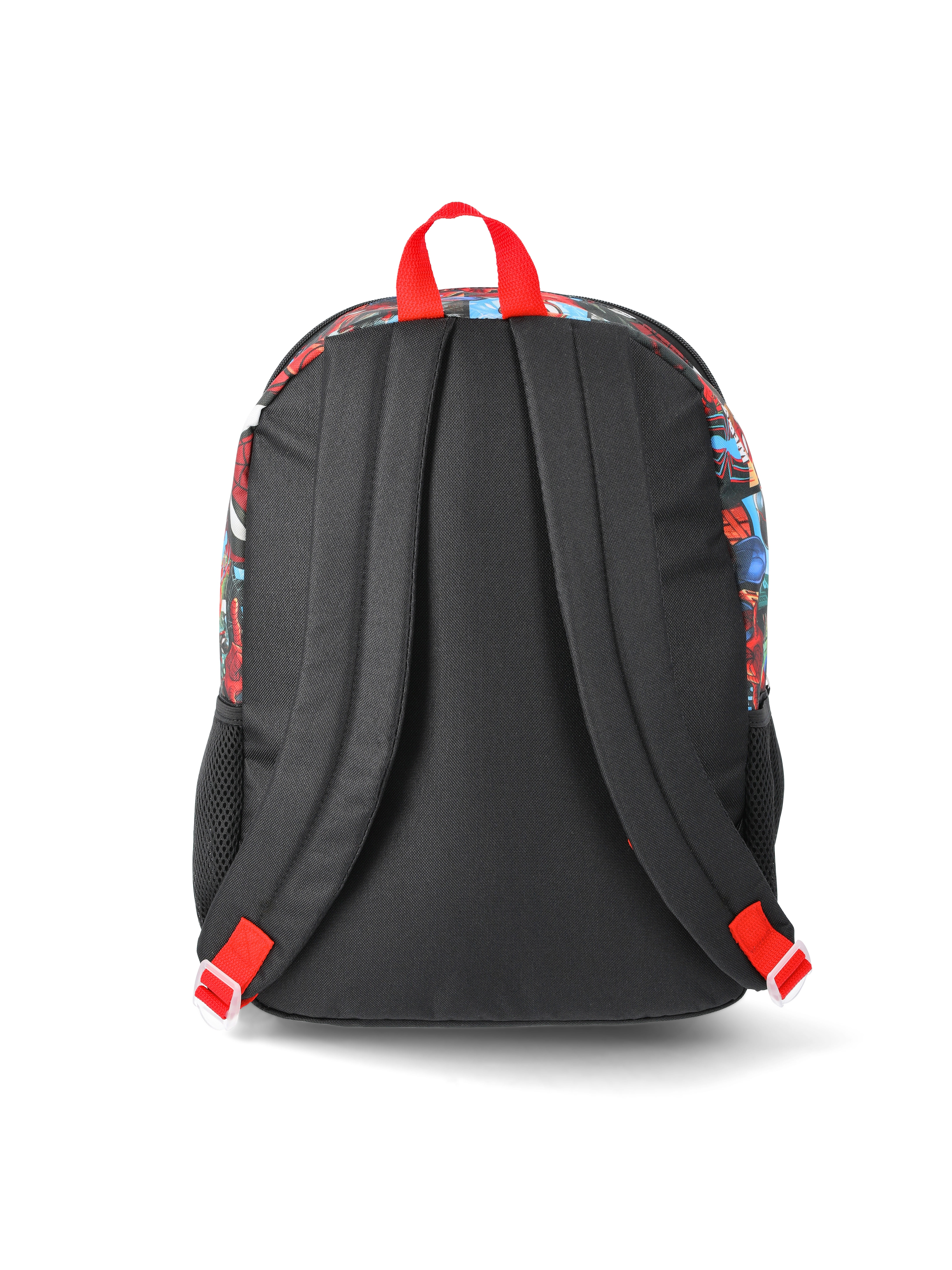 Spider-Man Boys 16" Laptop Backpack with Light Up Badge, Red