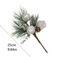 thumbnail image 4 of TIELUTT Picking White Berry Branches Holly Spray/winter Holiday Christmas Flowers Fall Wedding This Way Sign Outdoor Flowers for Outdoors in Pot Fall Flowers Arrangements, 4 of 6