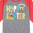 thumbnail image 3 of SpongeBob Squarepants - Hoppy Easter Icons - Toddler And Youth Raglan Graphic T-Shirt, 3 of 7