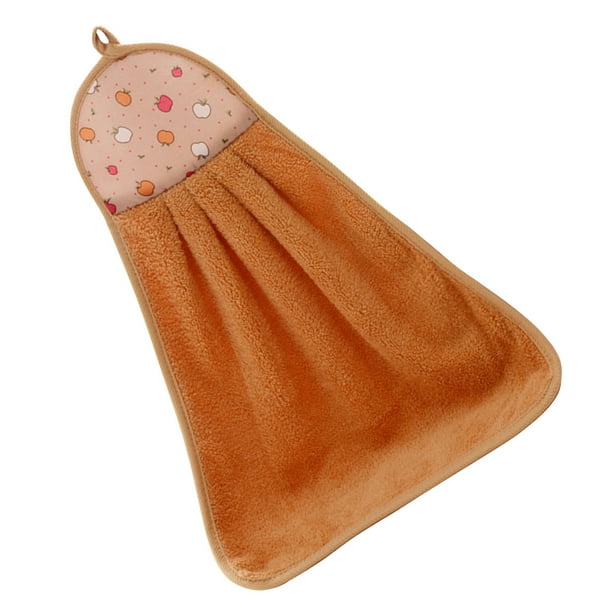 Matsuzay Suministros de baño de terciopelo Coral de 35x45cm, toalla de mano suave, paños de cocina absorbentes, tela colgante, accesorios para Baby Suministros de limpieza para el hogar Café Matsuzay HA003403-02