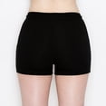 thumbnail image 4 of Pantalones cortos de yoga de entrenamiento para mujer - Pantalones cortos de voleibol de baile de animadora elásticos sólidos suaves de primera calidad Fokelyi WRJM-3-2, 4 of 5