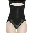 thumbnail image 2 of HUPOM Plus Size Underwear Underwear For Women In Clothing High Waist Activewear Tie Elastic Waist Black S, 2 of 4