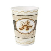 Dixie PerfecTouch 12 oz. Insulated Paper Hot Coffee Cup by GP PRO (Georgia-Pacific), Beans Design, 5342BE, 1,000 Count (50 Cups Per Sleeve, 20 Sleeves Per Case)