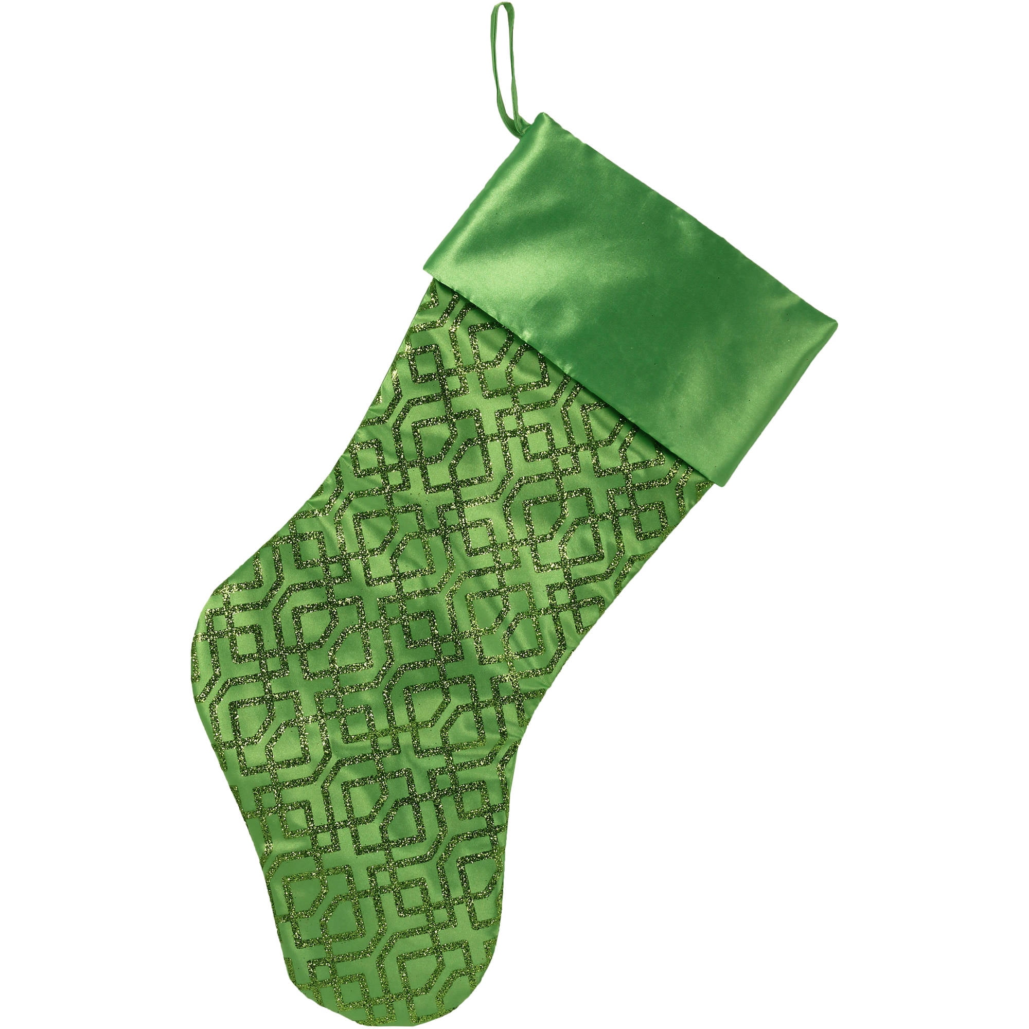 Holiday Time Green Stocking