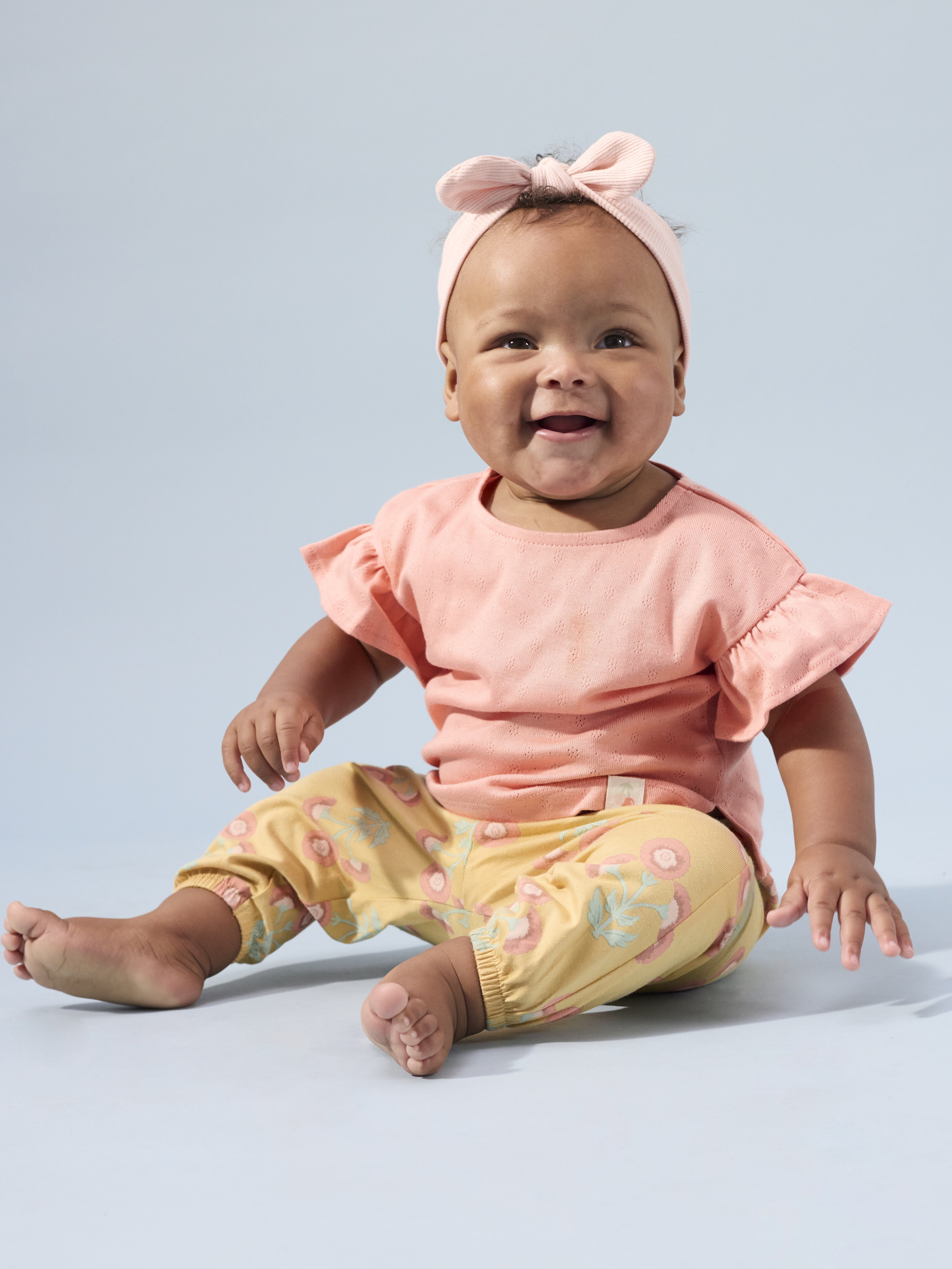 Little Star Organic Infant Girls 6PC Bundle Set, Sizes NB-24M