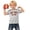 Grey, variant on Toddler Boys T-Shirts Big Bro Short Sleeve Tee Round Neck Casual Summer Tops Soft Everyday Wear T-Shirts Black 12-18Months