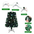 thumbnail image 6 of 6ft Pre-Lit Fiber Optic Christmas Tree - 230 Branches Xmas Tree, Multi-Color Lights, Easy Assembly, Indoor Holiday Decorations, 6 of 6