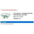 thumbnail image 2 of A/C O-Ring Kit - Compatible with 1996 - 2005 Mercedes-Benz E320 1997 1998 1999 2000 2001 2002 2003 2004, 2 of 2