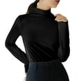 thumbnail image 2 of Women's Thermal Turtle Long Sleeve Shirts Compression Baselayer Tops, 2 of 7