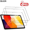 thumbnail image 2 of 3 Packs Tempered Glass For Xiaomi Redmi Pad SE 11 inch Screen Protector Tablet Protective Film For Redmi Pad 10.6 Mi Pad 5 6 Pro For Mi Pad 6 (Pro), 2 of 6