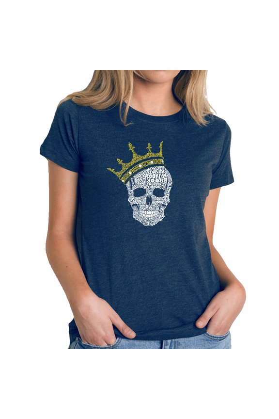 Women's Premium Blend Word Art T-shirt - Brooklyn Crown