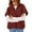 Wine, variant on ‌‌FDGIU Women's Polar Fleece Vest - Lightweight Zip Up Sleeveless Jacket, Casual Oversized Winter Top
