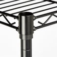 thumbnail image 4 of Multifunctional Storage Rack, 5-layer Metal Shelf Without Wheels Storage Rack For Kitchen Laundry Bathroom, 70.9 x 35.4 x 13.8 Inch, Black, 4 of 5