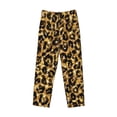 thumbnail image 4 of Kll Mens Pajama Pants For Men,Mens Lounge Pants,Funny Gifts For Men,Men'S Pajama Bottoms-Gold Glitter Leopard, 4 of 9
