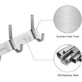 thumbnail image 3 of Perchero de pared, ganchos para abrigos, perchero de acero inoxidable, gancho de pared para dormitorio, baño, cocina (4 ganchos, plateado), 3 of 5