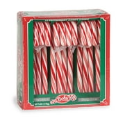 Red and White Peppermint Candy Canes, 12 Count Box