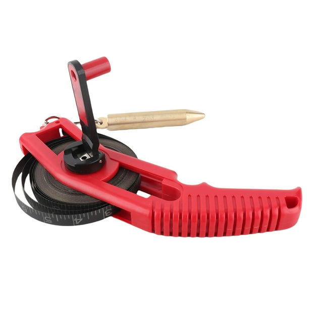 Oil Tanks Dipstick Carbon Steel Tape ABS Handle Copper Weight Oil Level Meter Yachts Ships Measure Liquid Levels, Longevity and Reliability Comfortable Grip, Quick Setup,