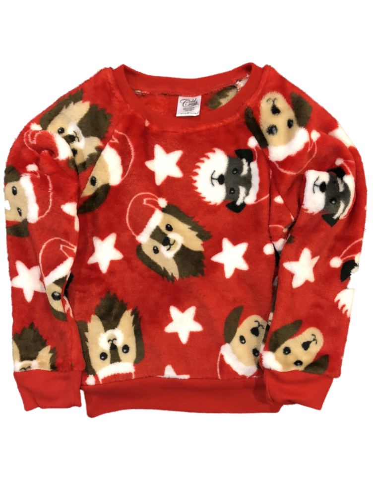 Cold Crush Girls Big Owl Be Good Holiday Light Up Sweater