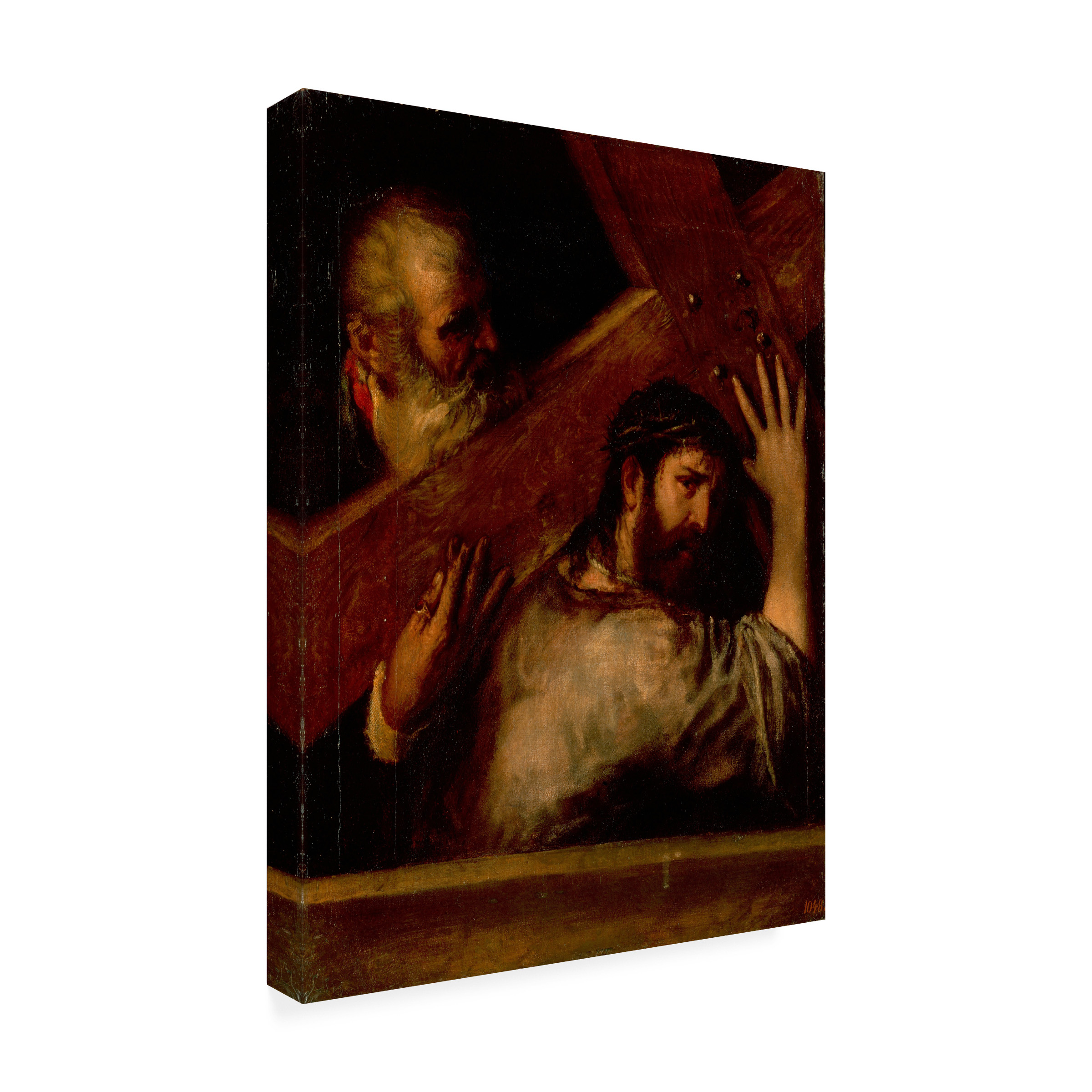 Titian 'Carrying Of The Cross' Canvas Art