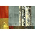 thumbnail image 2 of PI Studio 32x23 White Modern Wood Framed Museum Art Print Titled - Silver Creek, 2 of 4