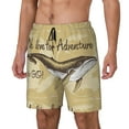 thumbnail image 2 of Balery We Live for Adventure Mens Swim Trunks Swim Shorts for Men Quick Dry Inseam Beach Shorts with Compression Liner Pocket-Medium, 2 of 9