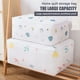thumbnail image 3 of Caja de almacenamiento plegable no tejida, organizador de ropa portátil, Maleta ordenada, caja de almacenamiento para el hogar, bolsa contenedor de almacenamiento de edredón, 3 of 4