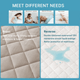 thumbnail image 2 of 2/3Pcs Waterproof Fitted Sheet Set, Breathable Mattress Protector with Envelope-style Pillowcases, Microfiber, Wrinkle Resistant, 2 of 6