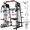 M4 smith machine -Red, variant on Mikolo M4 Smith Machine Home Gym, 2200LBS Power Rack with Functional Trainer, Cable Crossover, LAT Pulldown, Low Row, Landmine and Plate Storage for Full Body Strength Training
