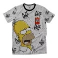 thumbnail image 1 of Playera Hombre Cerveza Duff Los Simpson Homero Camiseta Moda, 1 of 6