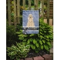 thumbnail image 2 of Carolines Treasures BB5675GF Cocker Spaniel Buff Welcome Garden Size Flag, 2 of 3