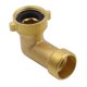 thumbnail image 1 of Adaptador de extensión de conexión de tubería de agua, codo de manguera de jardín de 90 grados, latón, Rv, 1 of 5