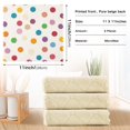 thumbnail image 6 of Yayeee 6 Pack Kitchen Dish Cloths for Washing Dishes Soft Absorbent Microfiber Towels, Polka Dot, 6 of 9