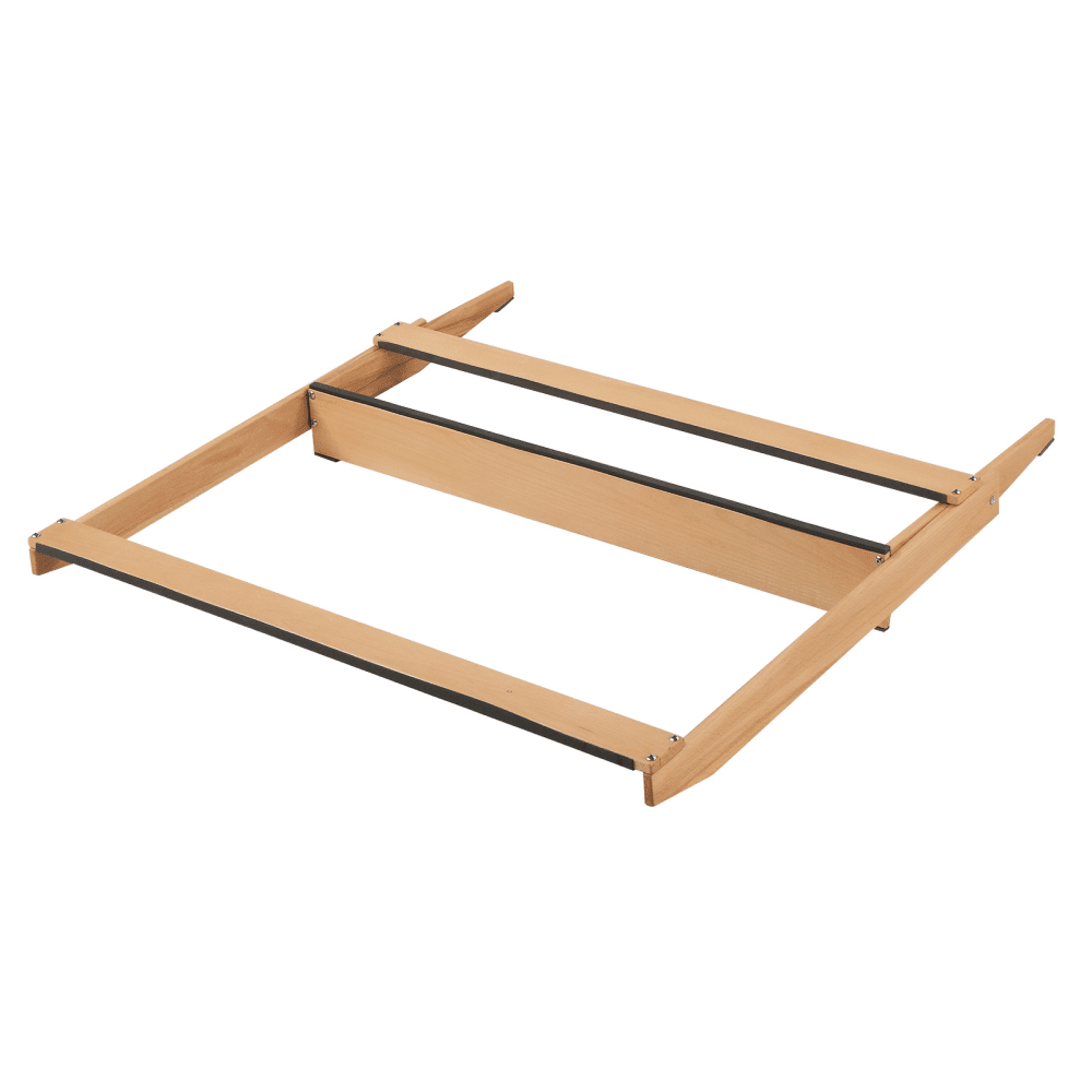 Tcbosik Guitar Stand Rack for Multiple Guitars, Folding Wood Guitar Stand Holds up to 6 Electric Guitar Hard Case, Natural