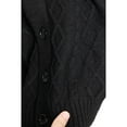 thumbnail image 5 of X RAY JEANS Boy's Cable Knit Cardigan, Black, M, 5 of 8