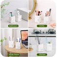thumbnail image 6 of Luxspire Toothbrush Holders 【2 Pack】, Fast Drying Toothbrush Holders for Bathroom, Diatomite Toothbrush Cups Electric Toothbrush and Toothpaste Holder for Bathroom Countertop, Marble, 6 of 8