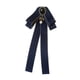 thumbnail image 5 of Broche de pajarita de cinta s preatadas Yinane Azul oscuro, 5 of 8