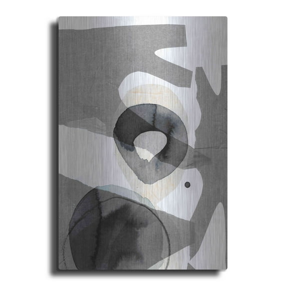 Luxe Metal Art 'Paper 1' by Design Fabrikken, Metal Wall Art, 16"x24"