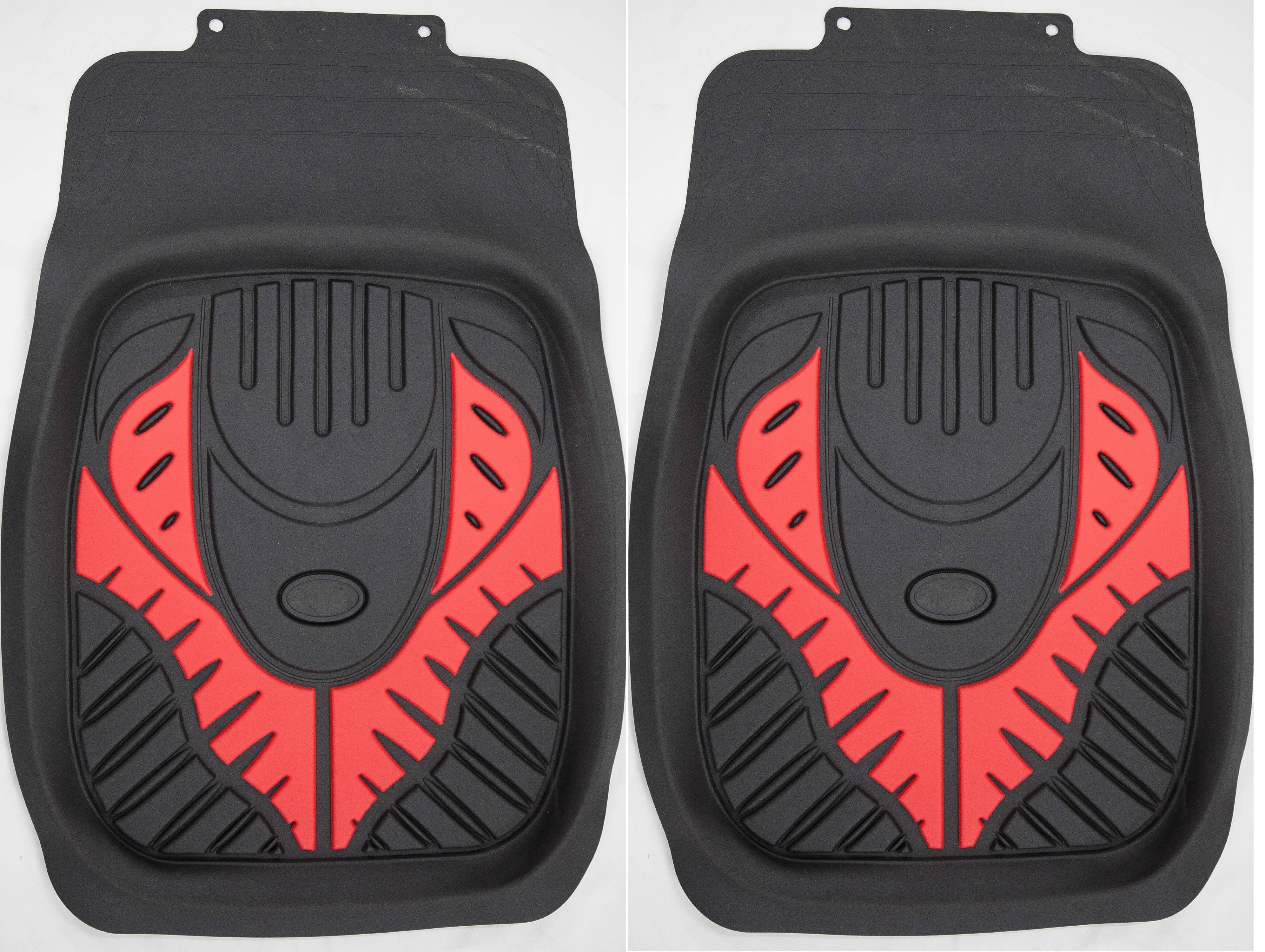 2012 Passenger /& Rear Floor 2011 2013 2014 2008 2010 2009 2016 2015 GGBAILEY D60083-S2A-BK-OR Custom Fit Car Mats for 2005 2007 2017 Nissan Frontier Crew Cab Black Oriental Driver 2006