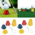 thumbnail image 2 of 2set Different Heights Golf Tees Golf Winter Rubber Tees with Rope for Frosty Days Golfs Training Tool Golf Accessories, 2 of 8