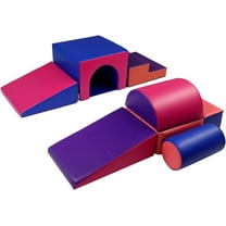 JOYMOR 8pcs- oam Climer Play Set, Climb and Crawl Activity Play Set – Lightweight Foam Shapes for Climbing, Crawling and Sliding for Toddlers and Kids