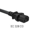 thumbnail image 4 of Cable de alimentación Cableader de 25 pies y 14 AWG IEC320 C13 a NEMA 5-15P, 4 of 9