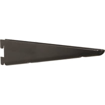Knape & Vogt 182 182 BLK 7 Shelf Bracket, 7.26 in L, Steel