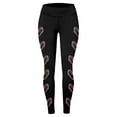 thumbnail image 3 of Women's Football Printed High Waist Leggings for Yoga Running and Daily Fitness, 3 of 3