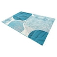 thumbnail image 4 of Unique Loom Outdoor Modern Collection Area Rug - Seaglass (5' 3" x 8' Rectangle Blue and Ivory/Navy Blue), 4 of 8