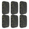 thumbnail image 3 of Rubber Ground Mat, Treadmill Mat Wear-resistant  For Exercise Black Yellow, 3 of 8